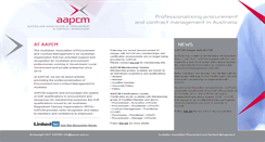 Desktop Screenshot of aapcm.com.au